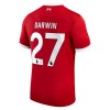 Maglia ufficiale Liverpool 2023-24 Darwin 27 Casa per Uomo